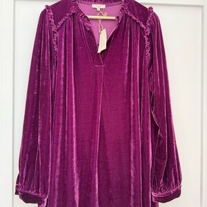 New Easel Velvet Dress L